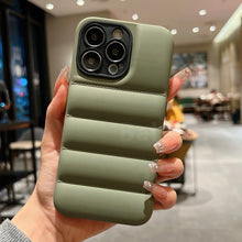 Load image into Gallery viewer, Shockproof Soft Silicone Down Jacket Case For iPhone