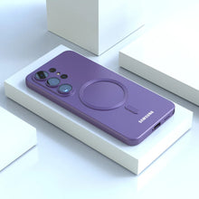 Load image into Gallery viewer, Soft Silicone Magnetic Samsung Galaxy Case