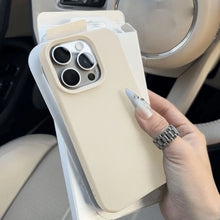Load image into Gallery viewer, Leather iPhone Case - White