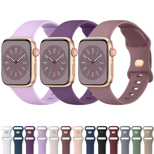 Soft Silicone Elegant Apple Watch Band