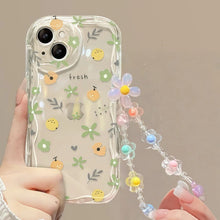 تحميل الصورة في عارض المعرض، Flower Bracelet Chain iPhone Case