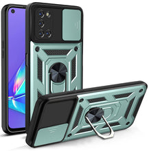 Load image into Gallery viewer, Shockproof Armor Magnetic Case For OPPO Phone With Ring Holder Kickstand And Camera Protection Cover