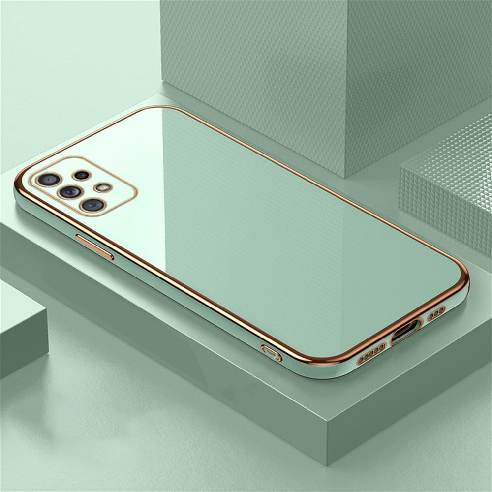 Glossy Plated Phone Case For Samsung Galaxy