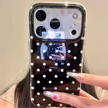 Load image into Gallery viewer, Polka Dot Shockproof iPhone Case