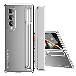 נרתיק עור משענת ציפוי עם הגנה של 360° עבור Samsung Galaxy Z Fold