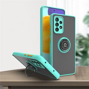 Shockproof Magnetic Case For Samsung Galaxy A Series With Ring Holder Kickstand