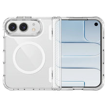 Load image into Gallery viewer, iPhone Duo Fold Case — Clear Anti-Yellow Magnetic Cover - Clear