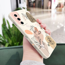 Load image into Gallery viewer, Liquid Silicone Abstract Plants Phone Case For Huawei P Series