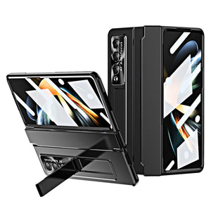 נרתיק עור משענת ציפוי עם הגנה של 360° עבור Samsung Galaxy Z Fold