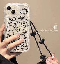 تحميل الصورة في عارض المعرض، Flower Bracelet Chain iPhone Case