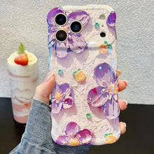 Load image into Gallery viewer, Retro Oil Painting Floral iPhone Case
