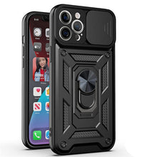 Load image into Gallery viewer, Shockproof Armor Magnetic Case For iPhone With Ring Holder Kickstand And Camera Protection Cover