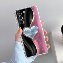 Load image into Gallery viewer, Love Bow Floral Clear Case For Samsung Galaxy