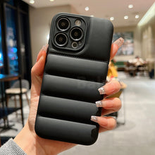 Load image into Gallery viewer, Shockproof Soft Silicone Down Jacket Case For iPhone