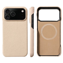 تحميل الصورة في عارض المعرض، Lychee Cowhide Leather MagSafe iPhone Case