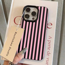 Load image into Gallery viewer, Striped iPhone Case — Colorful Minimalist Protective Cover
