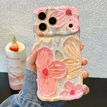 Load image into Gallery viewer, Retro Oil Painting Floral iPhone Case