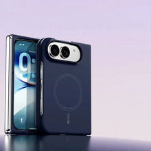تحميل الصورة في عارض المعرض، Liquid Silicone Magnetic iPhone Duo Case Fold