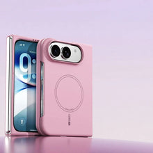 تحميل الصورة في عارض المعرض، Liquid Silicone Magnetic iPhone Duo Case Fold