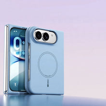 تحميل الصورة في عارض المعرض، Liquid Silicone Magnetic iPhone Duo Case Fold