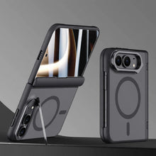 Load image into Gallery viewer, Magnetic Anti-Drop Matte iPhone Duo Case Skin-Like Fold