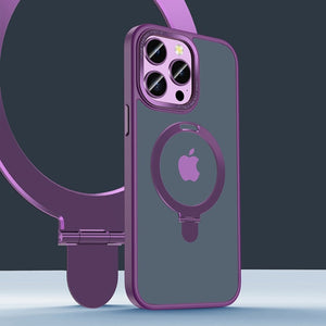 Shockproof Magsafe Kickstand Ring Holder Case For iPhone
