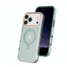 Load image into Gallery viewer, Matte MagSafe iPhone Case with Stand - Green