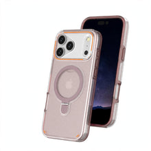 Load image into Gallery viewer, Matte MagSafe iPhone Case with Stand - Pink