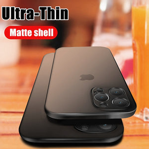 Shockproof Ultra-Thin Matte Case For iPhone