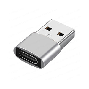 USB Type-C to USB Type-A Connector Adapter - 2 Pcs