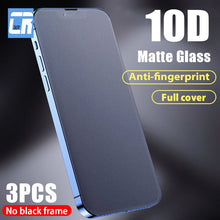 Load image into Gallery viewer, Full Cover 10D Anti-Fingerprint Matte Screen Protector for iPhone