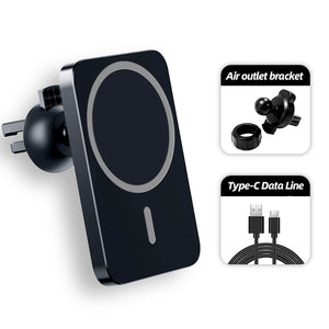 15W Magnetic Wireless Car Charger Mount
