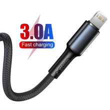 Load image into Gallery viewer, 3A Fast Charging USB Charger Cable For iPhone