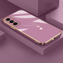 Load image into Gallery viewer, Luxury Shockproof Square Plating Soft Silicone Case For Samsung Galaxy