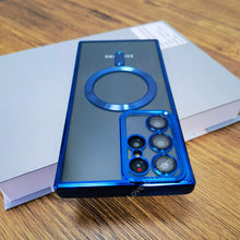 Load image into Gallery viewer, Luxury Transparent Magsafe Case For Samsung Galaxy Full Protective Cover