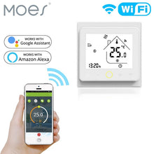 Load image into Gallery viewer, Moes WiFi Smart Thermostat Compatible with Alexa/Google Home