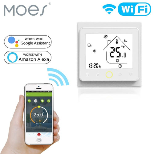 Moes WiFi Smart Thermostat Compatible with Alexa/Google Home