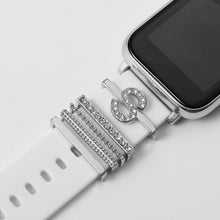 Load image into Gallery viewer, Silver Letter Charms Set For Apple Watch Band