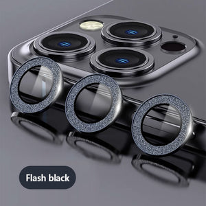 Diamond Metal Ring Camera Lens Protector For iPhone