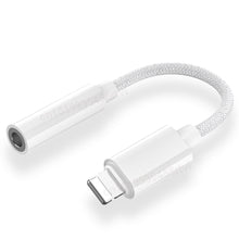 טען תמונה למציג הגלריה, מתאם כבל Lightning AUX 3.5 מ&quot;מ מחבר ניילון לאייפון