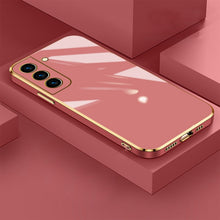 Load image into Gallery viewer, Luxury Shockproof Square Plating Soft Silicone Case For Samsung Galaxy