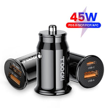 Load image into Gallery viewer, Toocki USB Quick Charge Car Charger