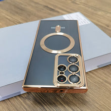 Load image into Gallery viewer, Luxury Transparent Magsafe Case For Samsung Galaxy Full Protective Cover