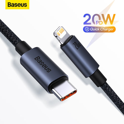 Baseus PD Fast Charging 20W USB Type-C Cable For iPhone
