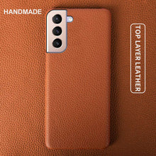 Load image into Gallery viewer, Premium Natural Leather Case For Samsung Galaxy