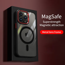 Load image into Gallery viewer, Luxury Shockproof Armor Magsafe Clear Case For iPhone