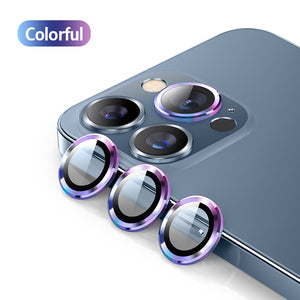Diamond Metal Ring Camera Lens Protector For iPhone