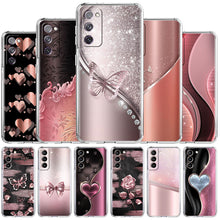 Load image into Gallery viewer, Love Bow Pattern Clear Case For Samsung Galaxy