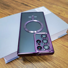 Load image into Gallery viewer, Luxury Transparent Magsafe Case For Samsung Galaxy Full Protective Cover