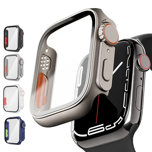 Apple Watch Hard Case Screen Protector With Tempered Glass